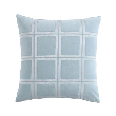 Platinum Rowan Seafoam Polyester Jacquard European Pillowcase 65x65cm | Seafoam